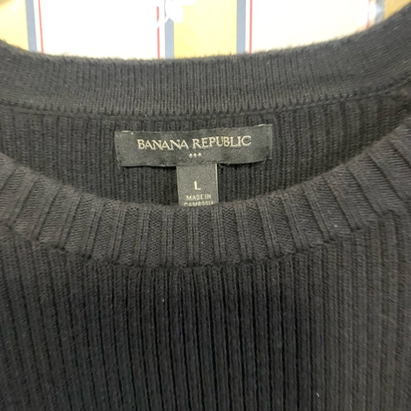 NWT Banana Republic Black Utility Sweater in Black. - Picture 6 of 11